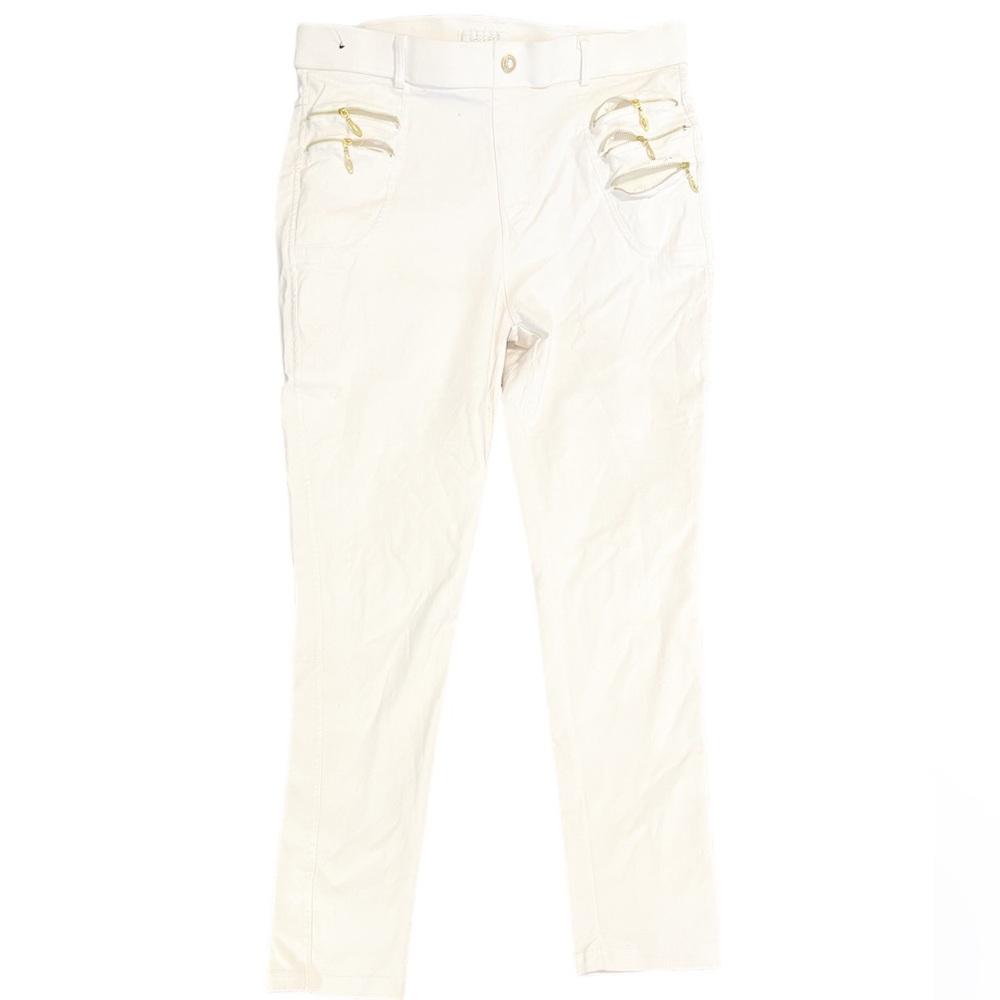 Thrill Jeans Plus Size Multi Zip Skinny Pants